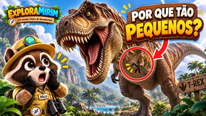 Por que o T-Rex tinha braços tão pequenos? 🦖 | ExploraMirim