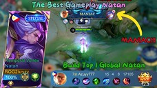 MANIAC!!! + 15/4/6 KDA Natan | The Best Gameplay Natan, Build Top 1 Global Natan 🔥🔥