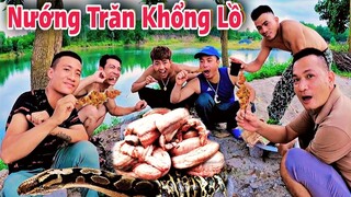 Phương QN|Nướng Trăn Khổng Lồ Mời Sư Phụ Và Team Săn Bắt Ẩm Thực Vùng Cao|Giant Python