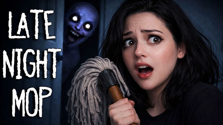 EU SÓ TINHA QUE LIMPAR… MAS TINHA ALGO ME OBSERVANDO 😨 | Late Night Mop