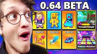 *ΝΕΑ* MR BEAST ΠΙΣΤΑ και SKINS στην 0.64 BETA του Stumble Guys!