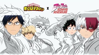 JoJo's Bizarre Adventure: My Hero Academia: Shared Voice Actors redone