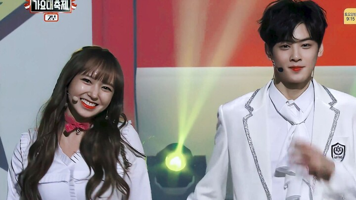 【4K siêu nét】Trình Tiêu & Cha Eun-woo Lễ trao giải âm nhạc KBS 161229