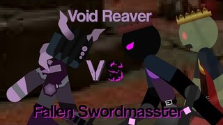 Fallen Swordmaster turns against Void Reaver (Tower Defense Simulator)