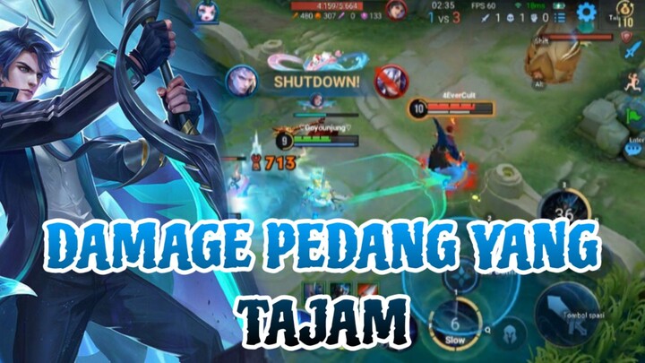 DAMAGE PEDANG YANG TAJAM