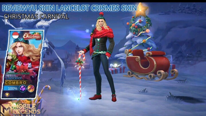 Review skin crismesSkin.christmas carnival -Mobile Legends  Bang Bang.