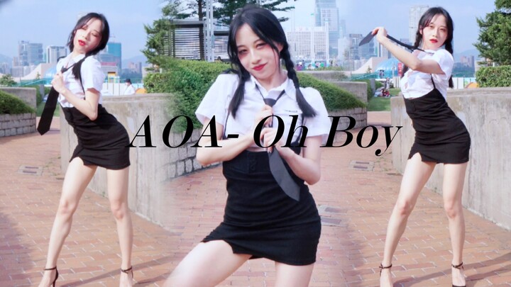 [Ma Yuan Limei] Top Sheniu Park Slim AOA-Oh Boy Korean Dance Cover