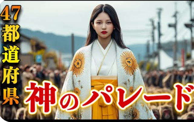 【AI 超真实】神威凛凛！！！47都道府县代表神明，降临！！！！！