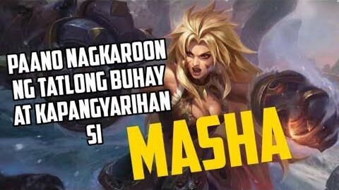 ANG KWENTO NI MASHA MOBILE LEGENDS TAGALOG VERSIO STORY | ARDJEYY TV