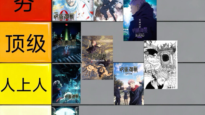 Ulasan jitu berbagai arc Jujutsu Kaisen