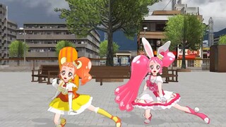 【mmdプリキュア】キュアホイップ＆キュアカスタードでローリンガール
