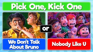 Pick One, Kick One Disney Songs edition (with MUSIC 🎶)!