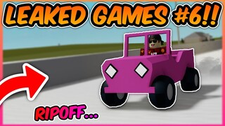 I Played Greenville LEAKED Games AGAIN.. || Greenville Leaked Games #6 || Greenville ROBLOX