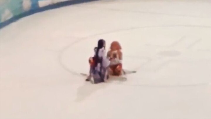 The Inazuma Narukami Group's pairs skating performance