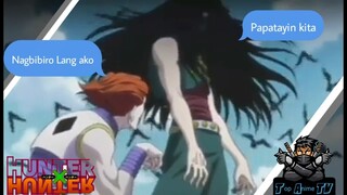 hunterxhunter Tagalog dub hisuka and illumi bloodlust