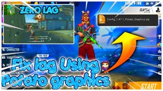 Free Fire 1.47.1 Fix lag Using Potato Graphics Gfx tool |Colorful Potato Graphics for 1gb 2gb 3gb