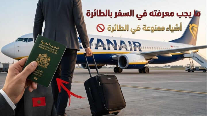 من باب البيت إلى الطائرة: رحلتي الأولى في المطار خطوة بخطوة 🌍