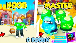 NOOB Beat Mining Simulator 2 With *0 ROBUX* But 4 NEW ANCIENT ROBOT | Halloween Event Pt3 New Secret