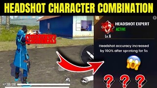 Best Headshot Character Combination In Free Fire 😳🔥