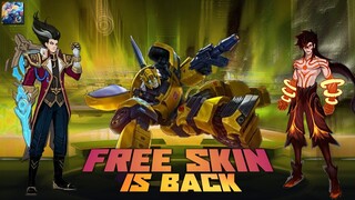 FREE SKIN IS BACK❗❗ BUMBLEBEE is Coming & More LEAK SKINS | Mobile Legends WhatsNEXT Ep.105