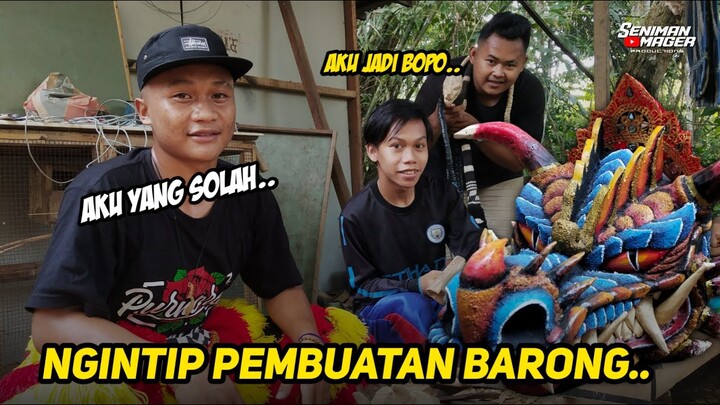 NGINTIP PROSES PEMBUATAN BARONG | Seniman Mager