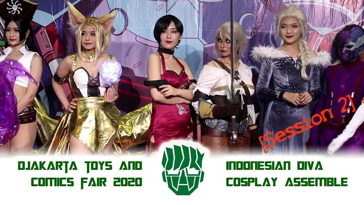 Djakarta Toys And Comics Fair 2020_ Indonesia Diva Cosplay Assemble With DJ Thro