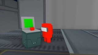 Minecraft Short film: Among Us Space ship flooded