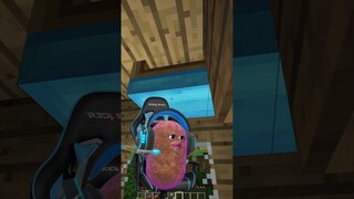TOLONG GUYS !! DUNIA MINECRAFT TERBALIK !! Feat @sapipurba #shorts #short