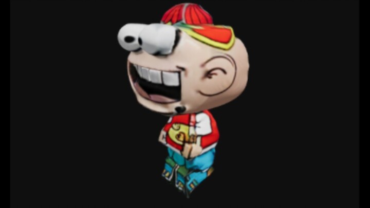 The Legend of the Pea 3D version of stepping on the back