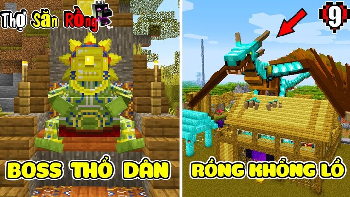 MINECRAFT THỢ SĂN RỒNG * TẬP 9 * NOOB TEAM XÂM CHIẾM NGÔI LÀNG THỔ DÂN * BÉ RỒNG SIÊU TO KHỔNG LỒ