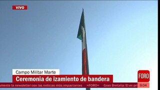 izamiento de bandera de México 🇲🇽 foro tv México 🇲🇽 REC 6_03_2023