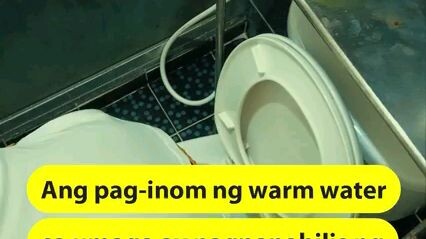 Magandang resulta sa pag inom ng warm water