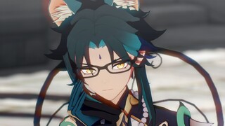 【原神MMD 猫耳眼镜魈】要来加入魈上仙的下午茶时间吗~