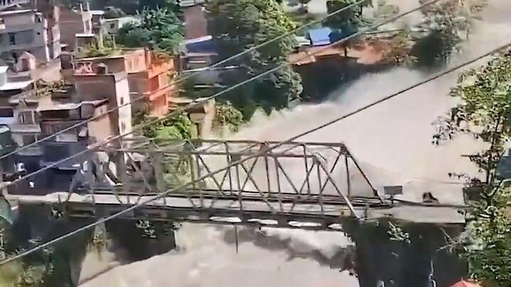 Nepal & Tibet flash floods ll Flash Flood Hits on Nepal