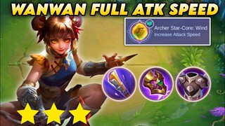 WANWAN FORSAKEN.!! FULL ATTACK SPEED.!! MAGIC CHESS MOBILE LEGENDS