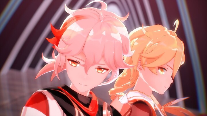 [Genshin Impact MMD] "Maplehara Manyo x Sora" Kakak ingin berdansa dengan Manyo