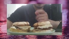ASMR Eating Sounds - Homemade Egg McMuffin CLOSE UP