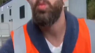 Give the security guard a little surprise on his first day at work
