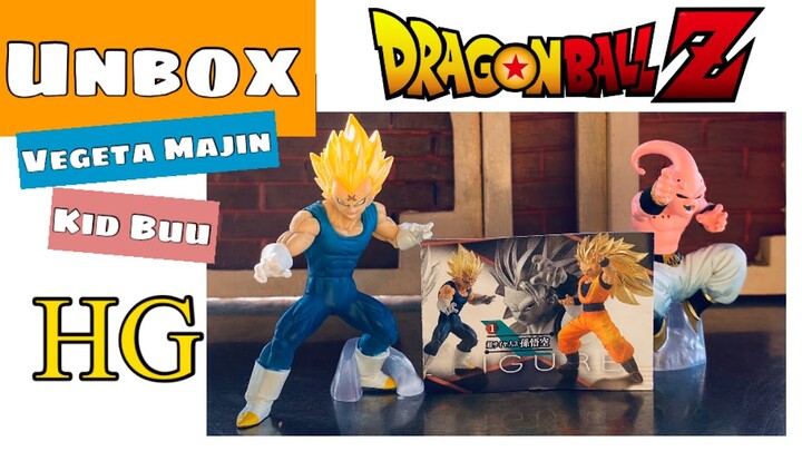 Mở hộp Majin Buu và Vegeta HG Bandai