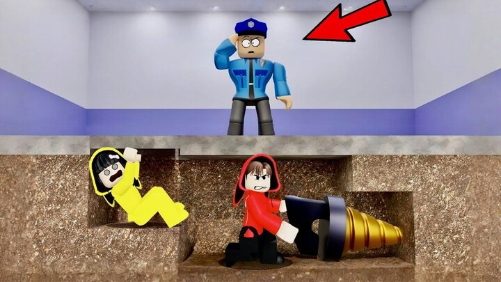 Yuta, Mio Dan Baby Celine Menggali Untuk Bisa Kabur Dari Penjara  ROBLOX