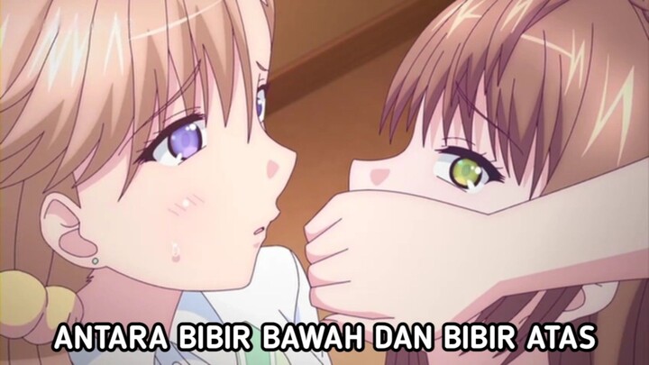 Animecrack Indonesia Episode 40 - Cium bibir atas, boleh.... cium bibir bawa, jangan....