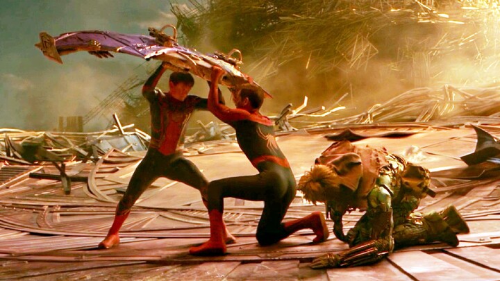 Toby saved the Green Goblin but was stabbed, and Aunt May killed herself. Spider-Man has a hard time