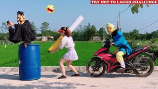 Top  New Funny 😂 😂 Comedy Videos 2020 - Episode 90 | Cười Bể Bụng Với Ngộ Không Ăn Hại Và Gái Xinh