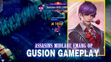 Gusion Midlane emang over power banget ya‼️