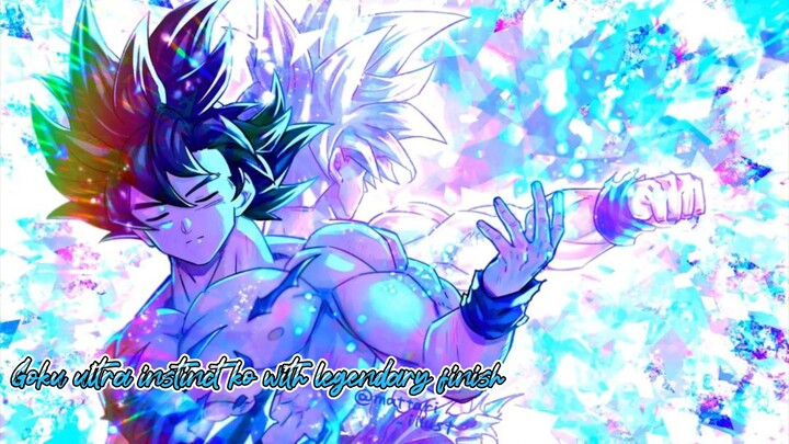 Goku ultra instinct |. I finished the opponents with goku legendary finish Android game