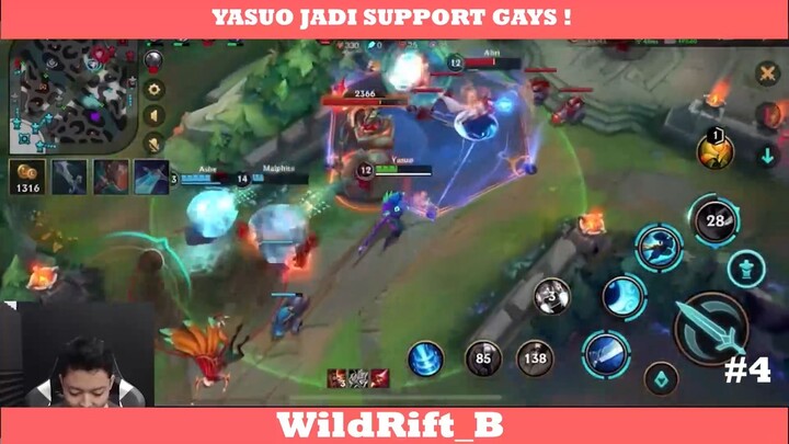 COBAIN GAYS YASUO JADI SUPPORT !