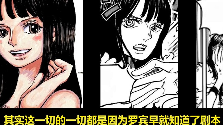 Robin adalah aktris yang sangat bagus, mungkin dia tahu dari awal bahwa Luffy adalah Nika