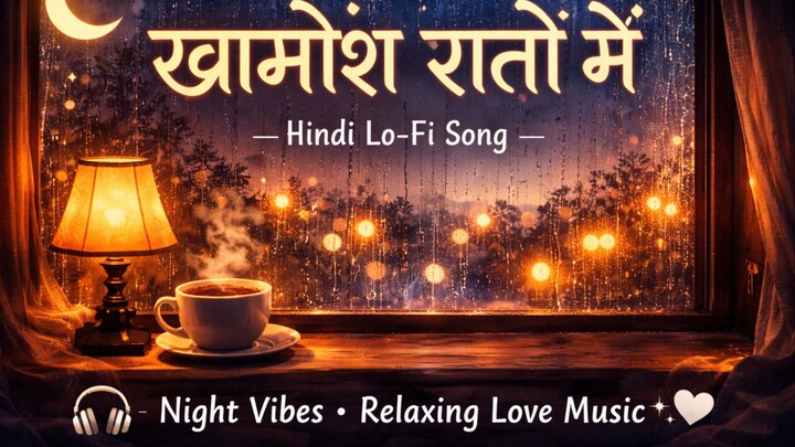 Khamosh Raaton Mein | Hindi Lo-Fi Love Song | Night Vibes | Relaxing Music