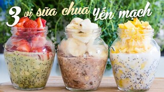 3 VỊ SỮA CHUA YẾN MẠCH THUẦN CHAY SIÊU NGON