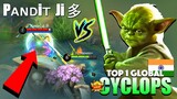 •sᴇɴsᴇɪ• VS Pᴀɴᴅiᴛ Ji 多 | Battle of Indian Top Globals | Top 1 Global Cyclops Gameplay ~ MLBB